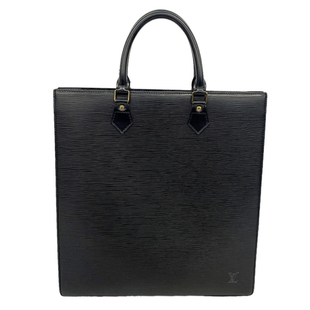 Louis Vuitton Epi Sac Plat Tote Bag M52072 Noir (Women's)